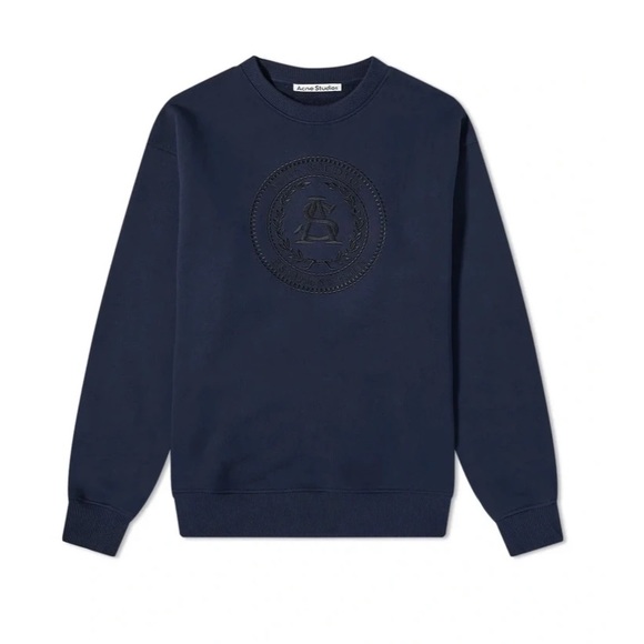 ACNE STUDIOS Forban Logo Embroidered Sweatshirt